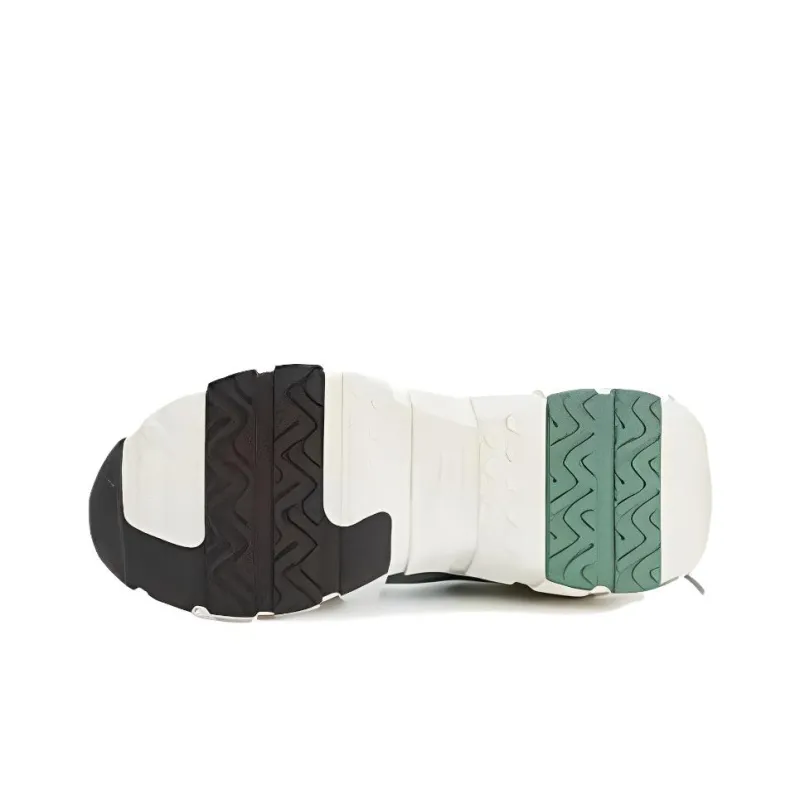 FILA FUSION Bone Sneakers 'White Green Brown'-3