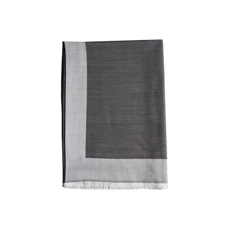 Givenchy Logo Print Fringed Scarf-1