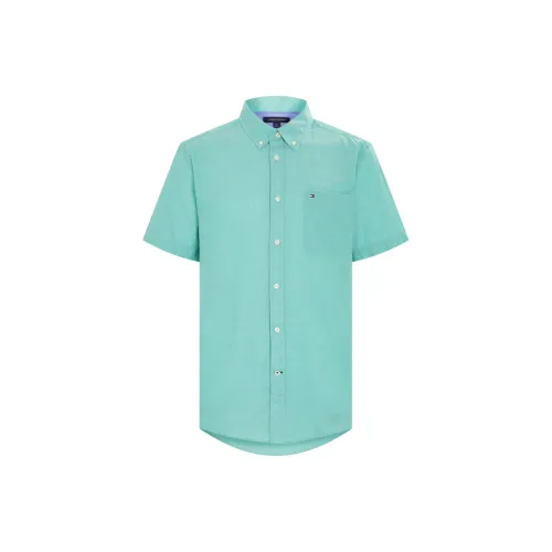 Tommy Hilfiger Shirts Men Green 300