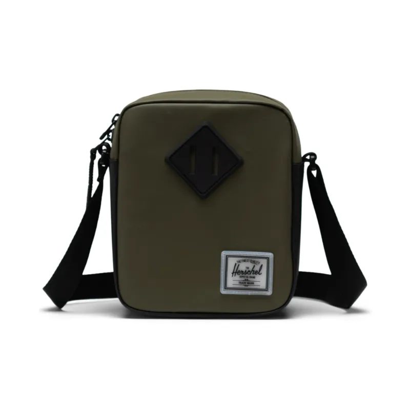 Herschel Recycled Material Cell Phone Pouch, Small Square Bag, Shoulder Bag, Crossbody Bag Unisex Ivy Green-0