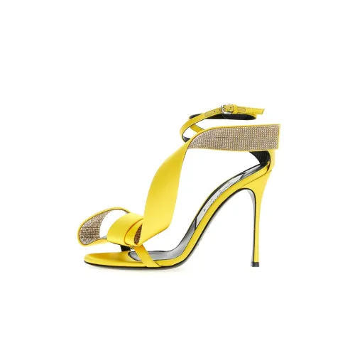 AREA X SERGIO ROSSI Marquise 105mm Satin Sandals