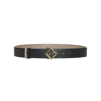 FENDI Leather Belts Women's Black