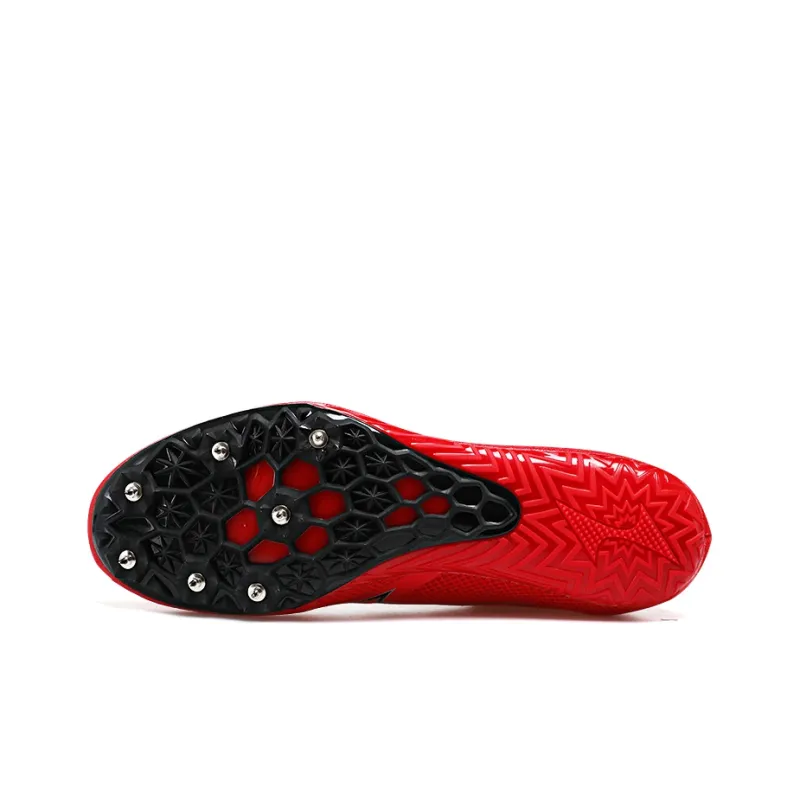 HEALTH 1119 Low Top Running Shoes Unisex Red Black-3