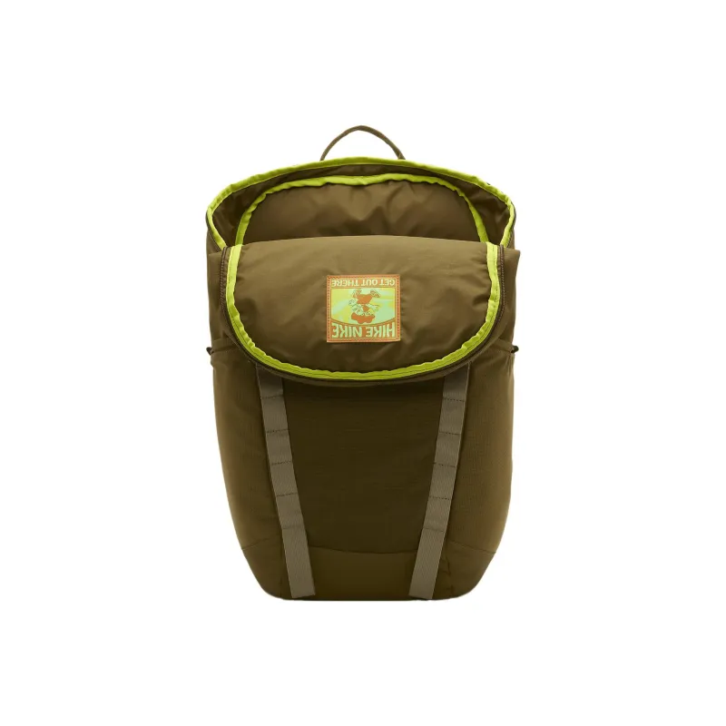 Nike Fabric Backpack Unisex High Rise Cannon Olive Green/Olive Green/Atomic Green-3