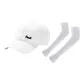 White Hats & Caps+Sun Protection Cooling Arm Sleeves