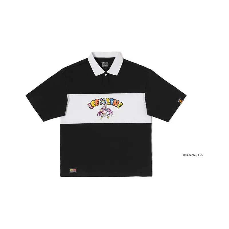 Lee x Dragon Ball Lee X Dragon Ball Co brand Polo Shirt Unisex Black-1