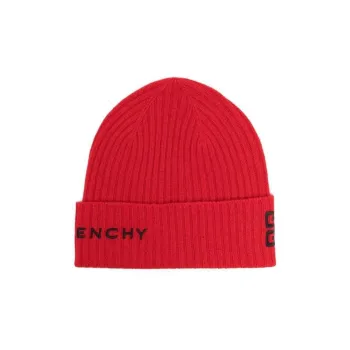 Givenchy Logo Embroidered Knitted Beanie