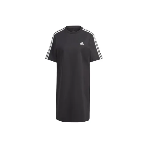 Adidas Short-Sleeved Dresses Women's Black