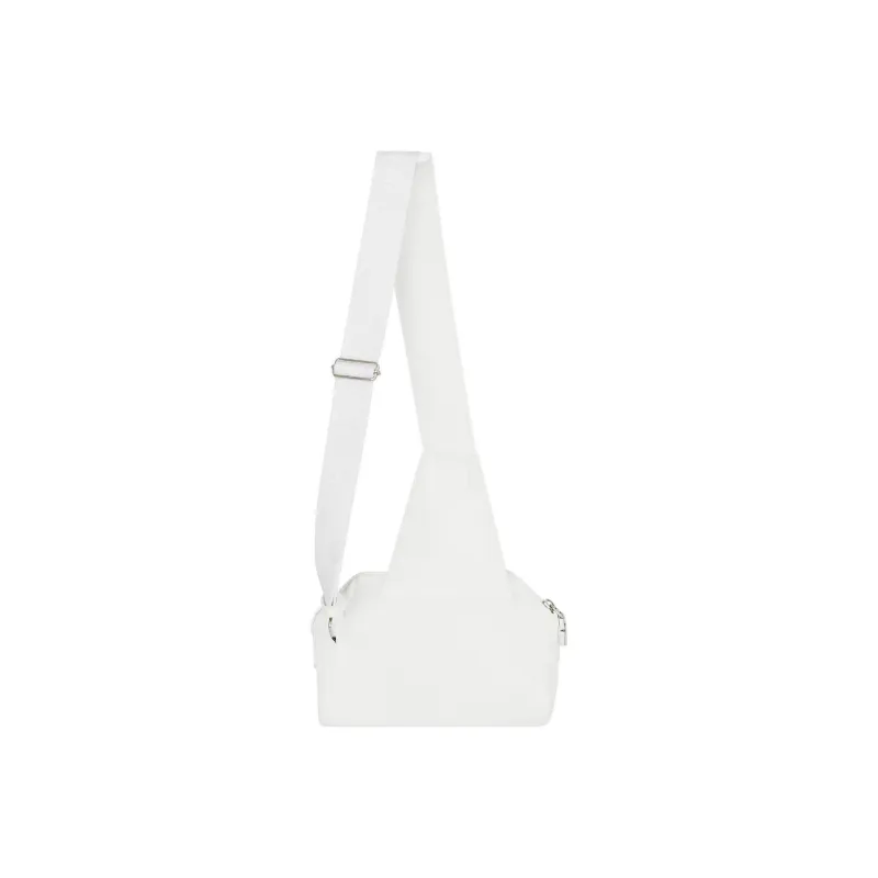 GIVENCHY Antigona Cow Leather Shoulder Bag Crossbody Bag Small Size Men's White-3