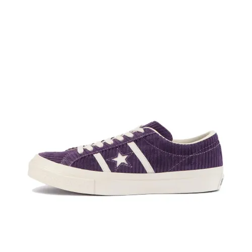 Converse Star&Bars Skateboard Shoes Unisex Low-Top Purple