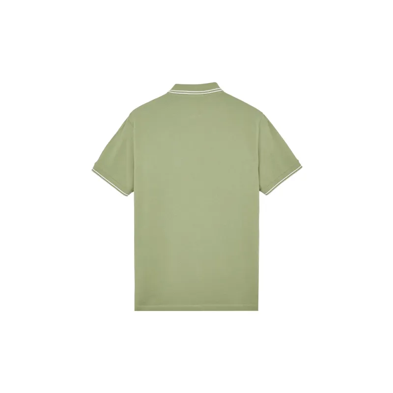 STONE ISLAND Compass patch Piqué Polo Shirt-1
