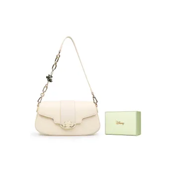 Disney Minnie Series PU Crossbody Bag Shoulder Bag Women's Ecru