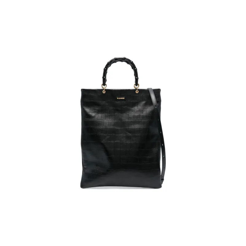 JIL SANDER Embossed Top Handle Bag-0