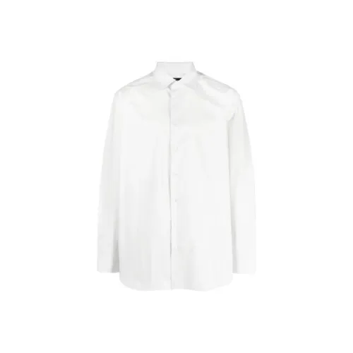 RAF SIMONS Slogan-print Button-up Shirt