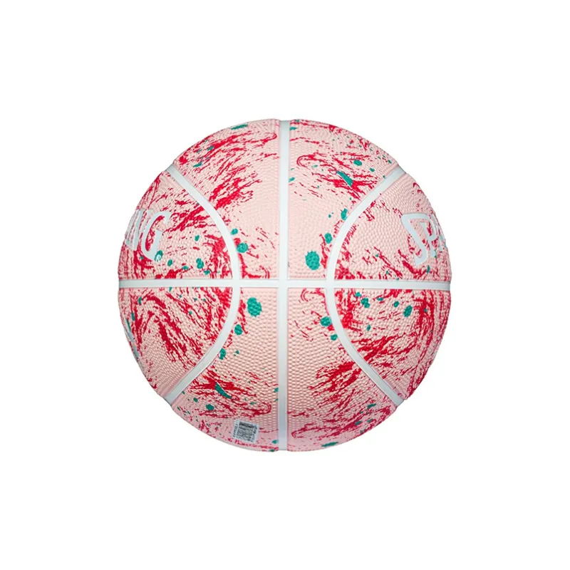 SPALDING SUPER3 Super League Series Rubber Basketball Pink Size 5 Training Unisex-1