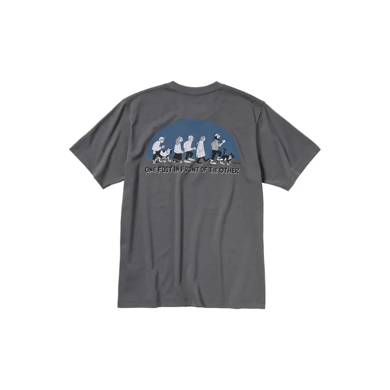 UNIQLO Drop Shoulder Sleeve T Shirt Unisex Asphalt Gray-1
