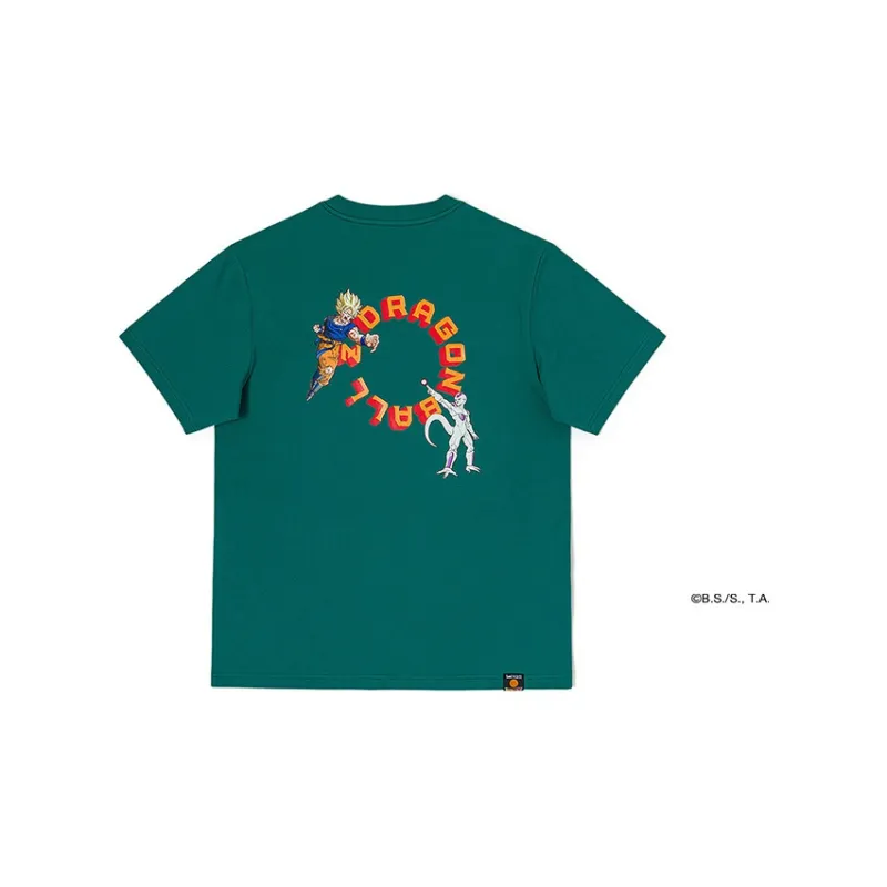 Dragon Ball X Lee X Dragon Ball Co brand T Shirts Men Turquoise-2