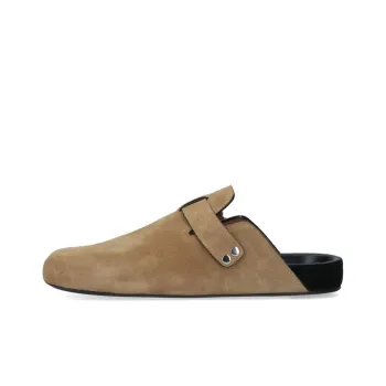 ISABEL MARANT Closed Toe Slippers Men's Taupe Gray