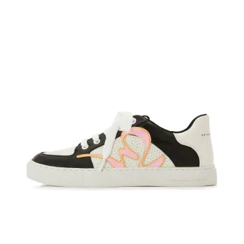 Sophia Webster Stylish Skateboarding Shoes Women's Black White Pink