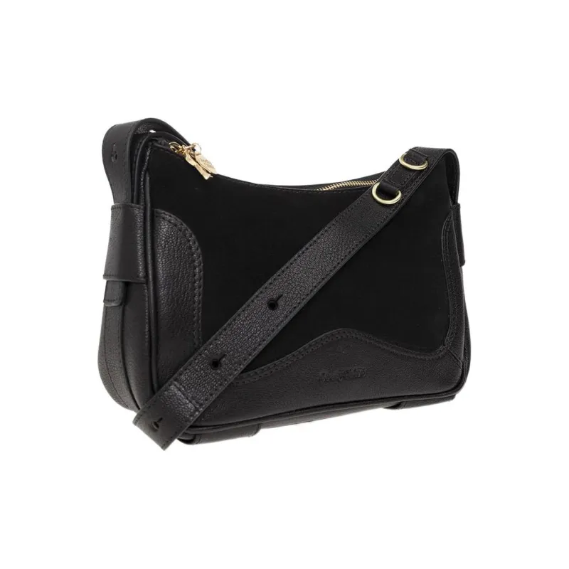 See By Chloe Calfskin One Shoulder Handbags Women's Black-1