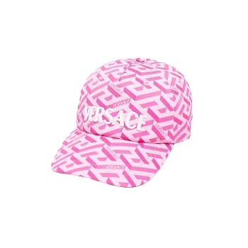 VERSACE VERSACE Cotton Baseball Caps Women's Pink