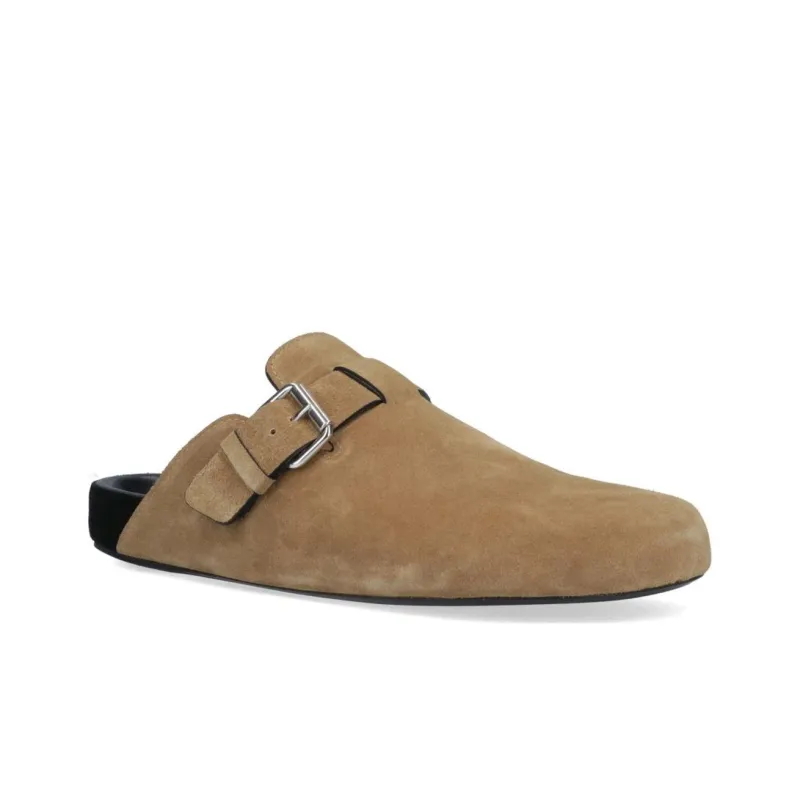 ISABEL MARANT Closed Toe Slippers Men's Taupe Gray-2