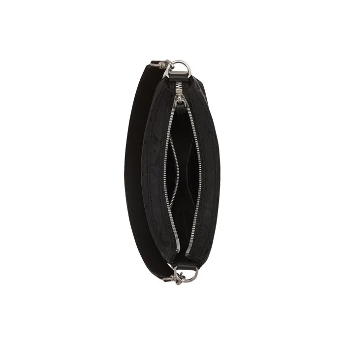 MCM Aren Leather Shoulder Bag Mini Women's Black-2