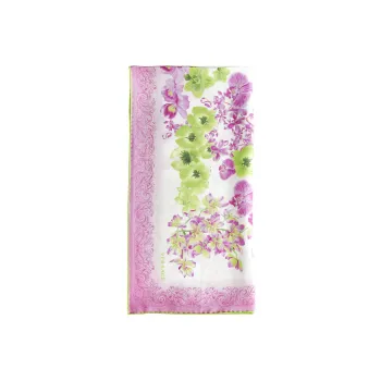 VERSACE Silk Scarves Women's Pink