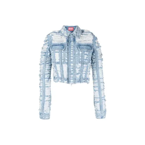 DIESEL De-Slimmy-Fsc Cropped Denim Jacket