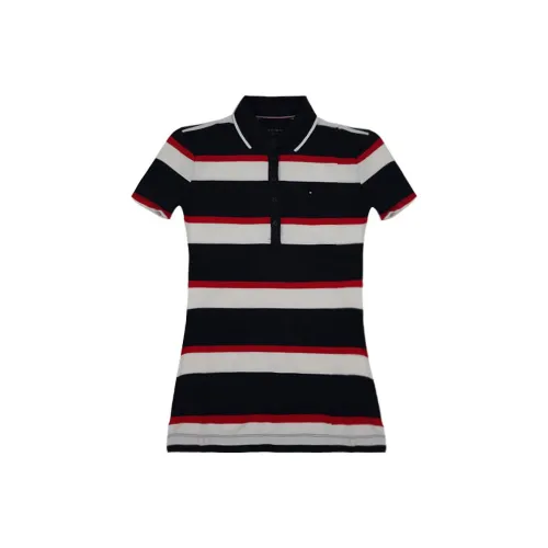 Tommy Hilfiger Polo Shirts Women's Black/Red