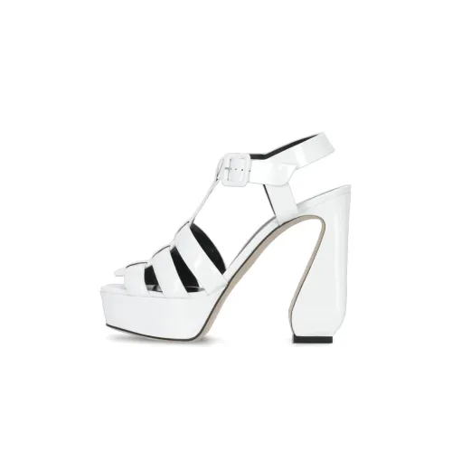 SERGIO ROSSI One Strap Sandals 12cm Women's White
