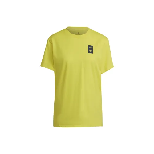 Adidas T-Shirts Women's Yellow