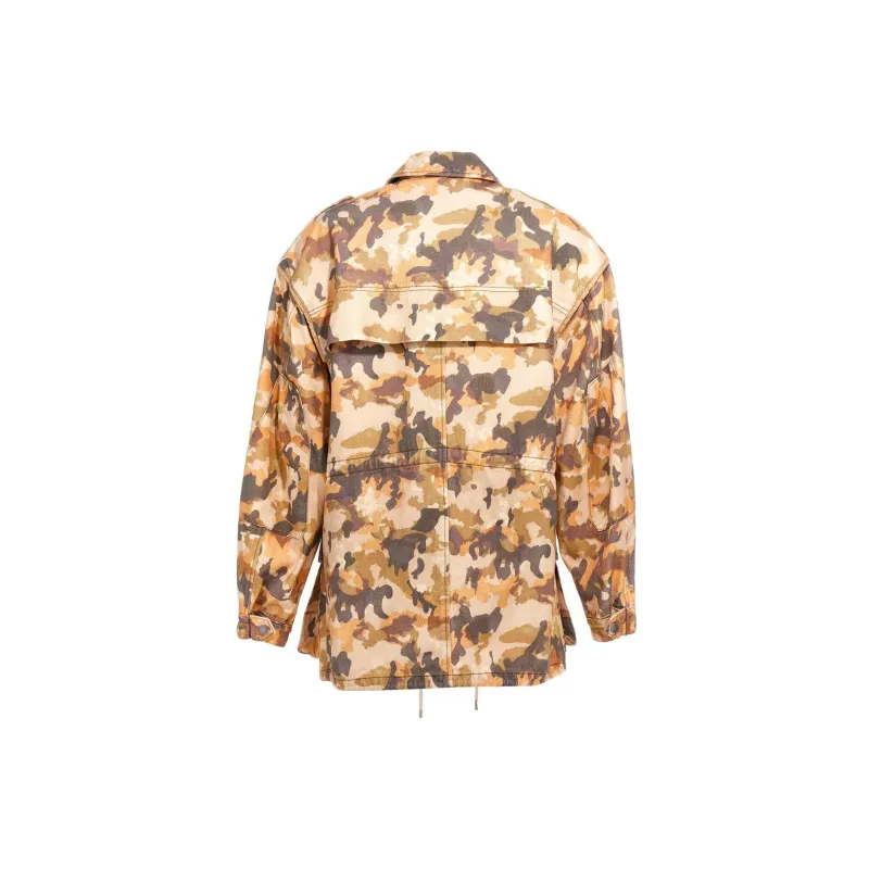 ISABEL MARANT Elize Camouflage print Cotton Jacket-1