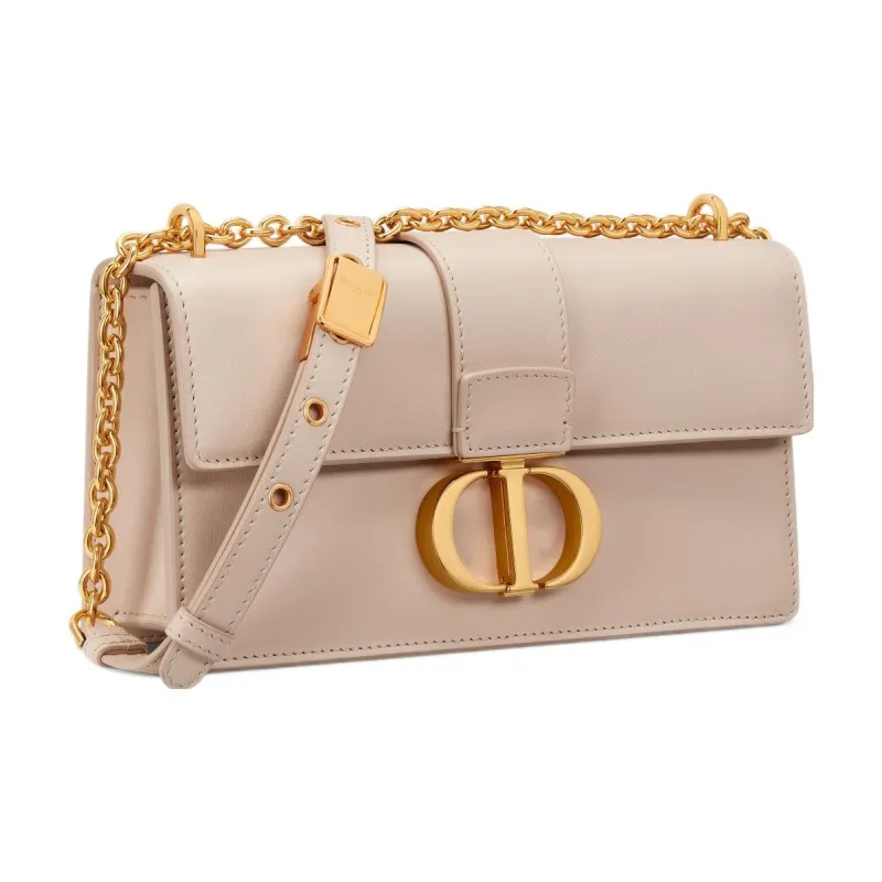 DIOR 30 Montaigne Cow Leather Shoulder Bag Crossbody Bag Women's Caramel Beige-1