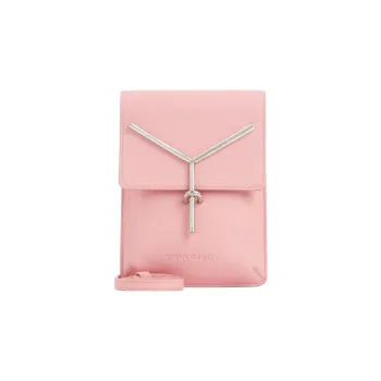 YProject Cow Leather Shoulder Bag Crossbody Bag Women's Pink