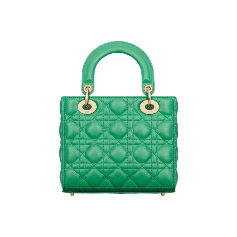 DIOR Lady DiorMy ABCDior Lambskin Shoulder Bag Crossbody Bag Handbag Small Size Women's Green-3