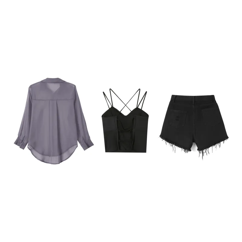 EIDOLON GRAIN Shirt Matching Set Women's-3