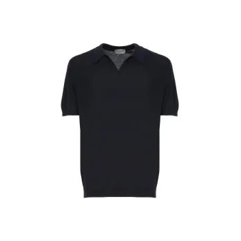 JOHN SMEDLEY Polo Shirts Men Navy