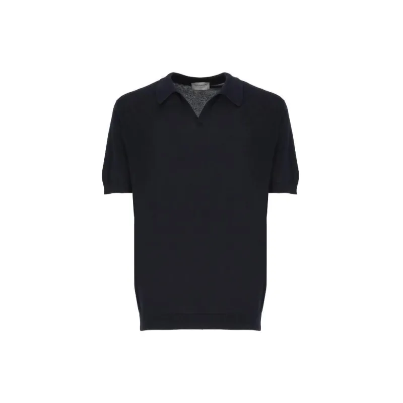 JOHN SMEDLEY Polo Shirts Men Marine Blue-0