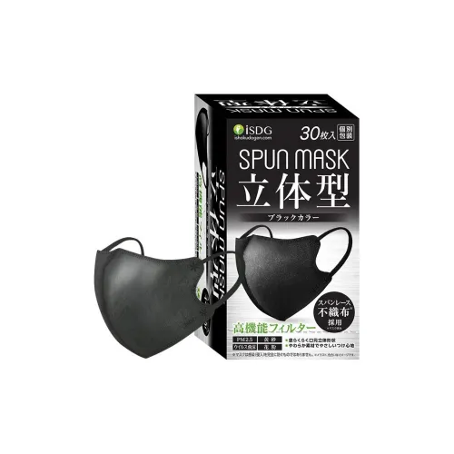 ISDG Face Masks Unisex Black