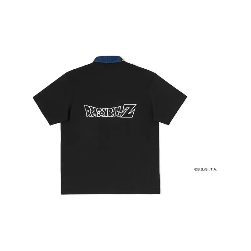 Dragon Ball X Lee X Dragon Ball Co brand Polo Shirts Unisex Black-1