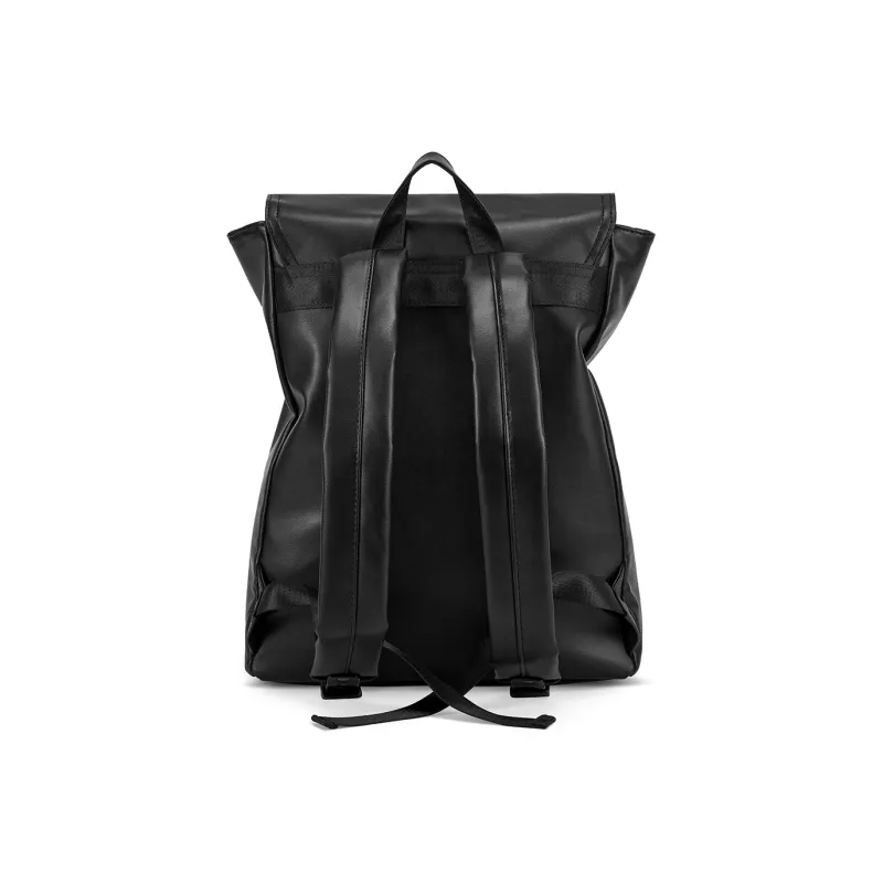 NOMK PU Cortex Travel Backpack Regular Unisex Black-3