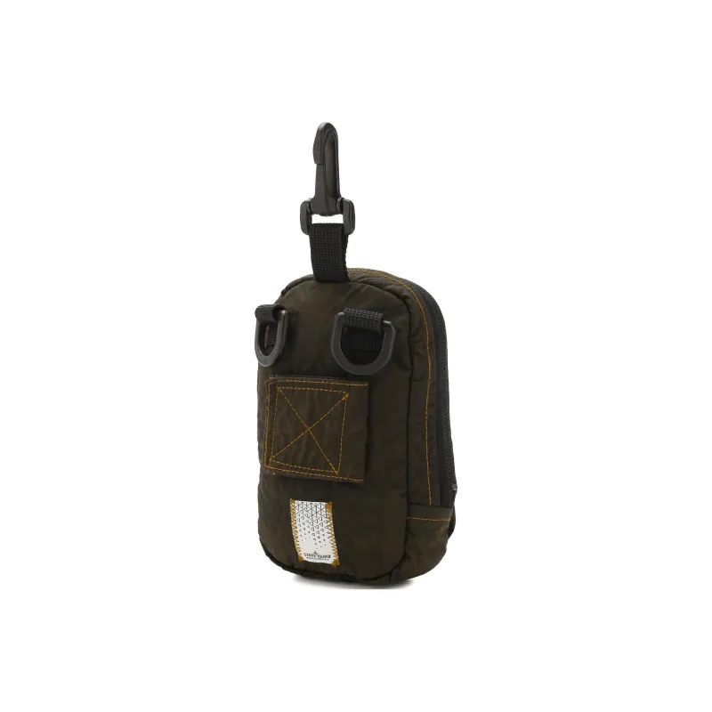 STONE ISLAND Nylon One Shoulder Crossbody Bag Regular Unisex Army Green-1