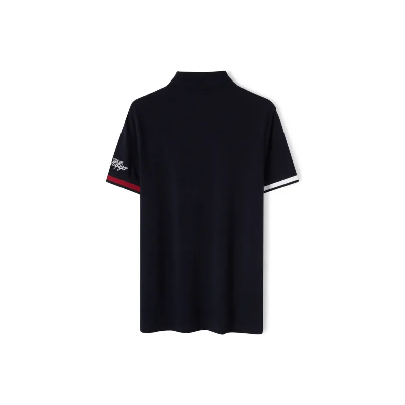 Tommy Hilfiger Polo Shirt Men's Deep Sea Navy Blue-1