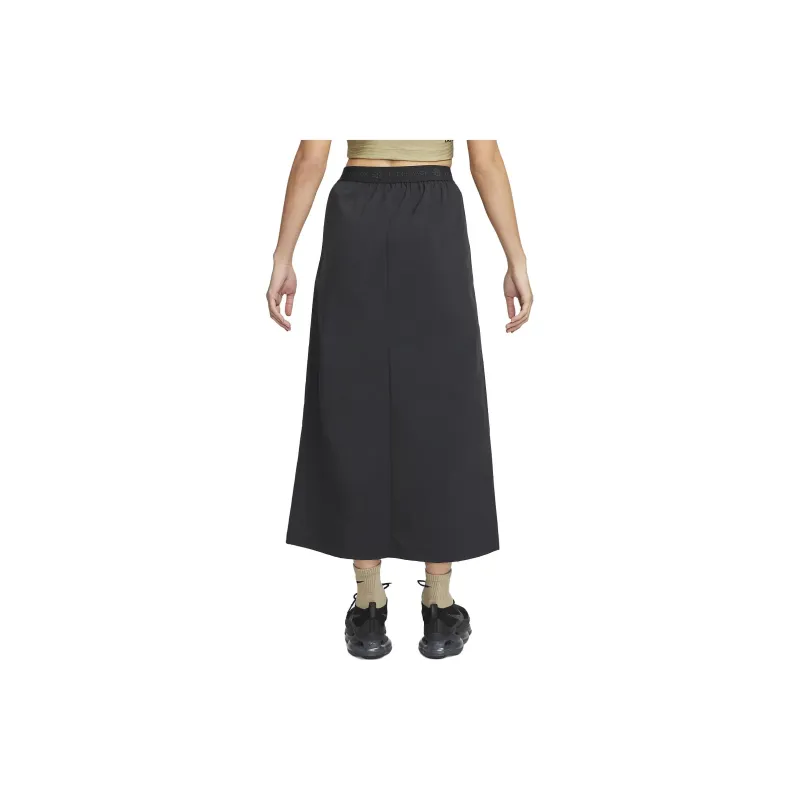 Nike SPORTSWEAR TECH PACK Casual Long Skirts Women's Black-1