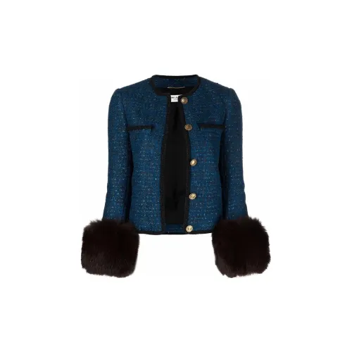 SAINT LAURENT Jackets Women's Blue