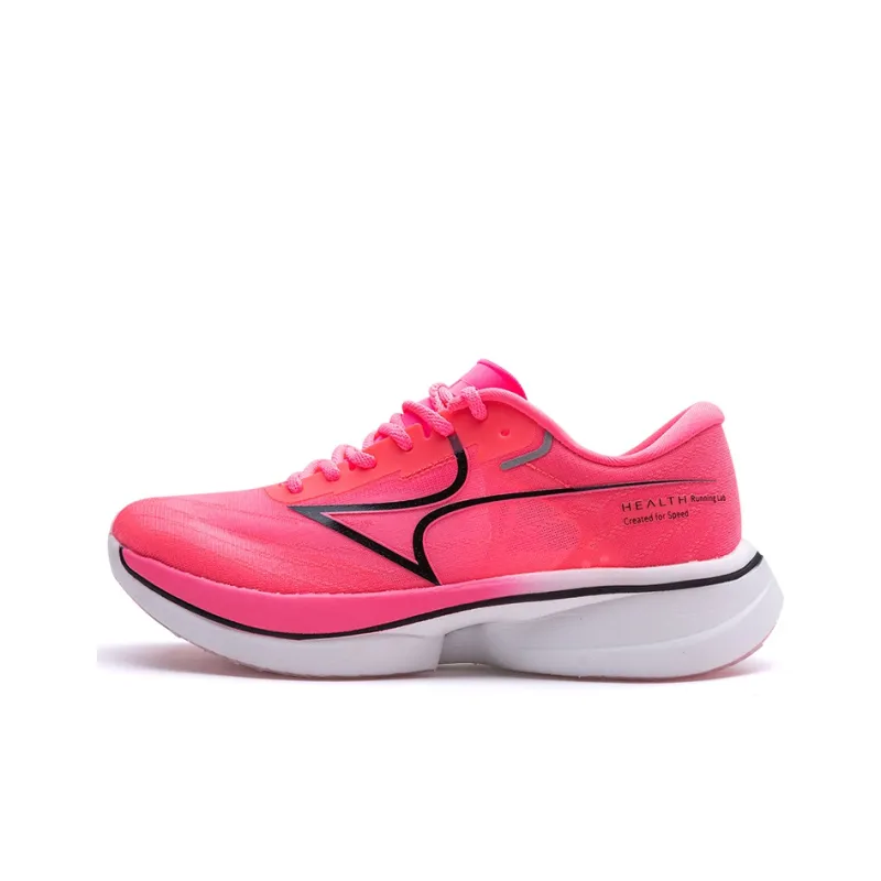HEALTH Light Wing 001 Low Top Running Shoes Unisex Rose Red-0