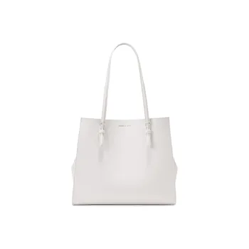 CHARLES&KEITH PU Polyurethane Tote Bag, Shopping Bag, Shoulder Bag Women's Multicolor