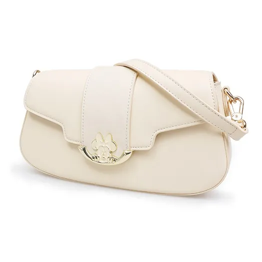 Disney Minnie Series PU Crossbody Bag Shoulder Bag Women's Ecru-4
