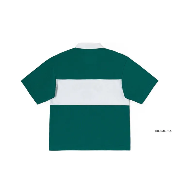 Dragon Ball X Lee X Dragon Ball Co brand Polo Shirts Unisex Turquoise-2